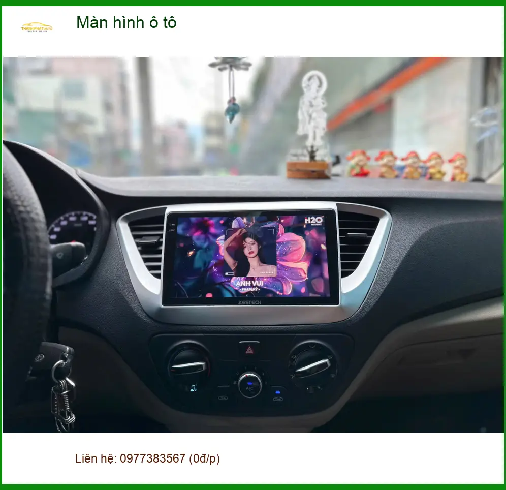 Anh Khải lắp màn hình ô tô Honda CRV tại Quận 5 vì màn cũ lỗi thời ảnh thực tế 3