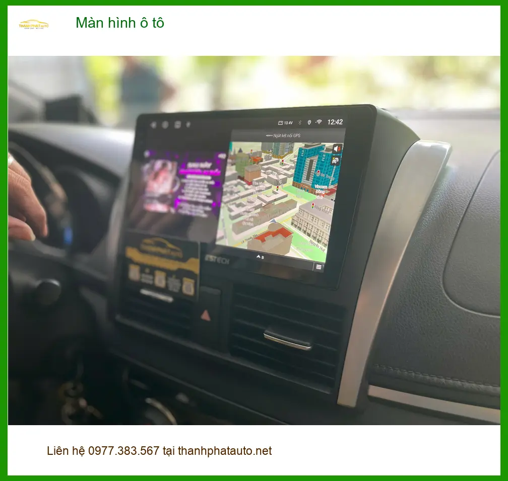 Anh Việt lắp màn hình ô tô cho Toyota Vios tại Quận Bình Tân ảnh thực tế 4