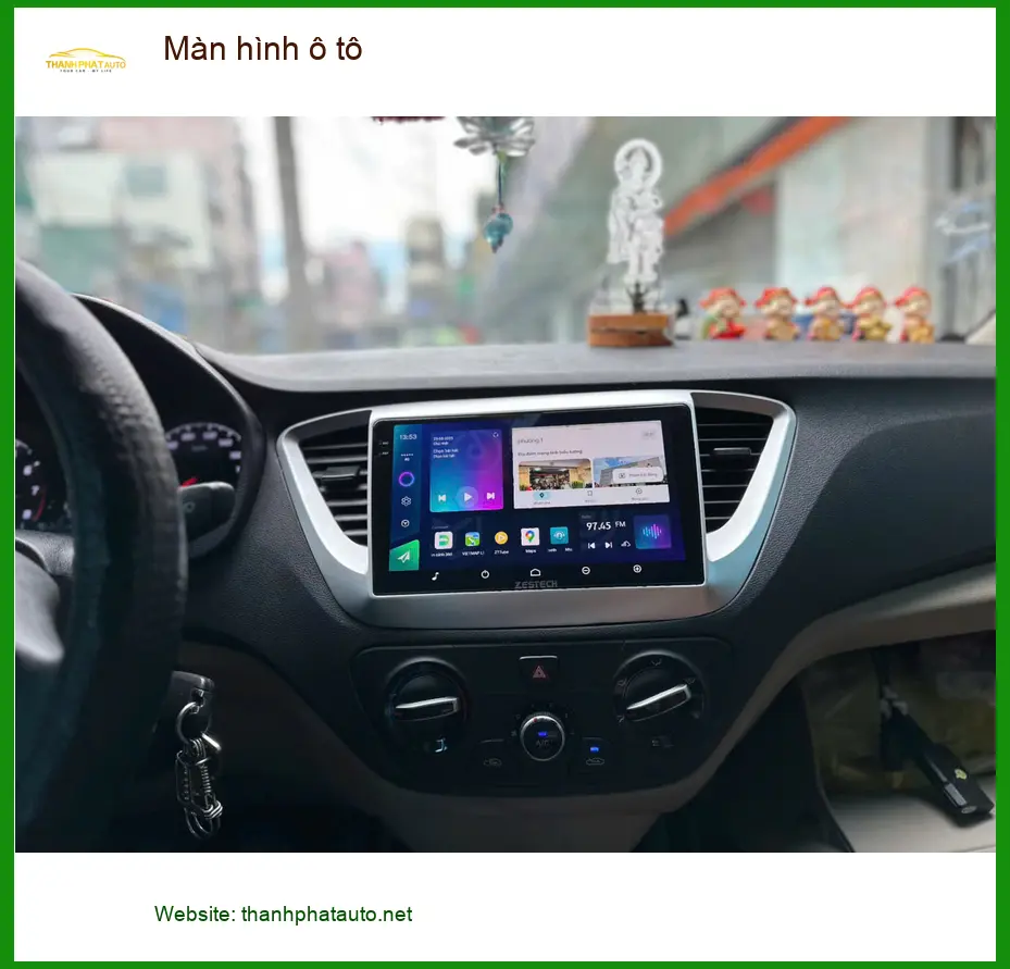 Anh Duy lắp màn hình ô tô chính hãng cho Hyundai Accent tại Quận 3 ảnh thực tế 2