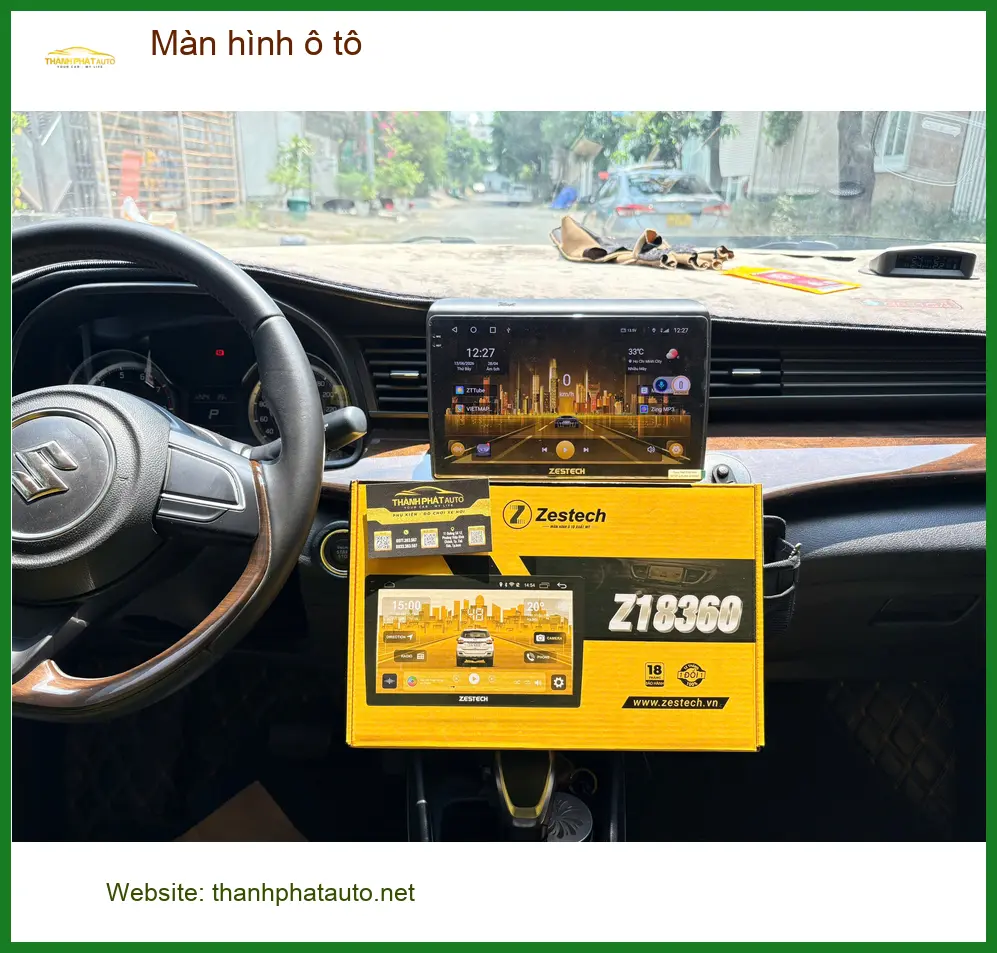 Chị Hà lắp màn hình ô tô Hyundai Accent tại Quận Phú Nhuận, cần lắp nhanh ảnh thực tế 5
