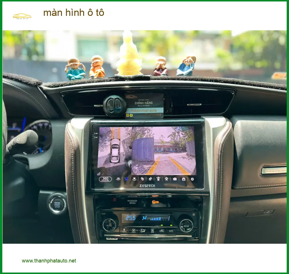 Anh Khải lắp màn hình ô tô cho Toyota Vios tại Quận Thủ Đức vì màn zin đã cũ ảnh thực tế 2
