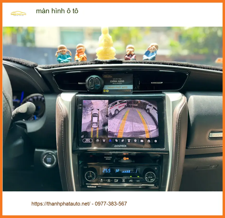 Anh Khải lắp màn hình ô tô cho Toyota Vios tại Quận Thủ Đức vì màn zin đã cũ ảnh thực tế 3