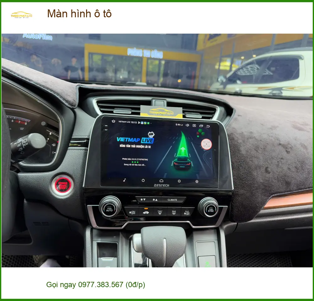 Anh Khôi lắp màn hình ô tô cho Hyundai Creta tại Quận 11 vì màn zin lỗi thời ảnh thực tế 2