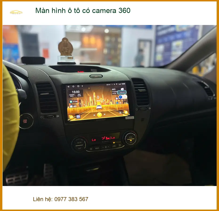 Anh Khang lắp màn hình ô tô có camera 360 cho Hyundai Creta tại Quận 6 để dễ đậu xe