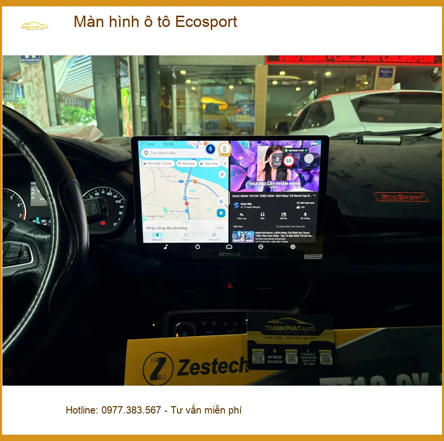 Chị Thanh lắp màn hình ô tô Ecosport tại Quận 2 để nâng tầm trải nghiệm lái ảnh thực tế 4