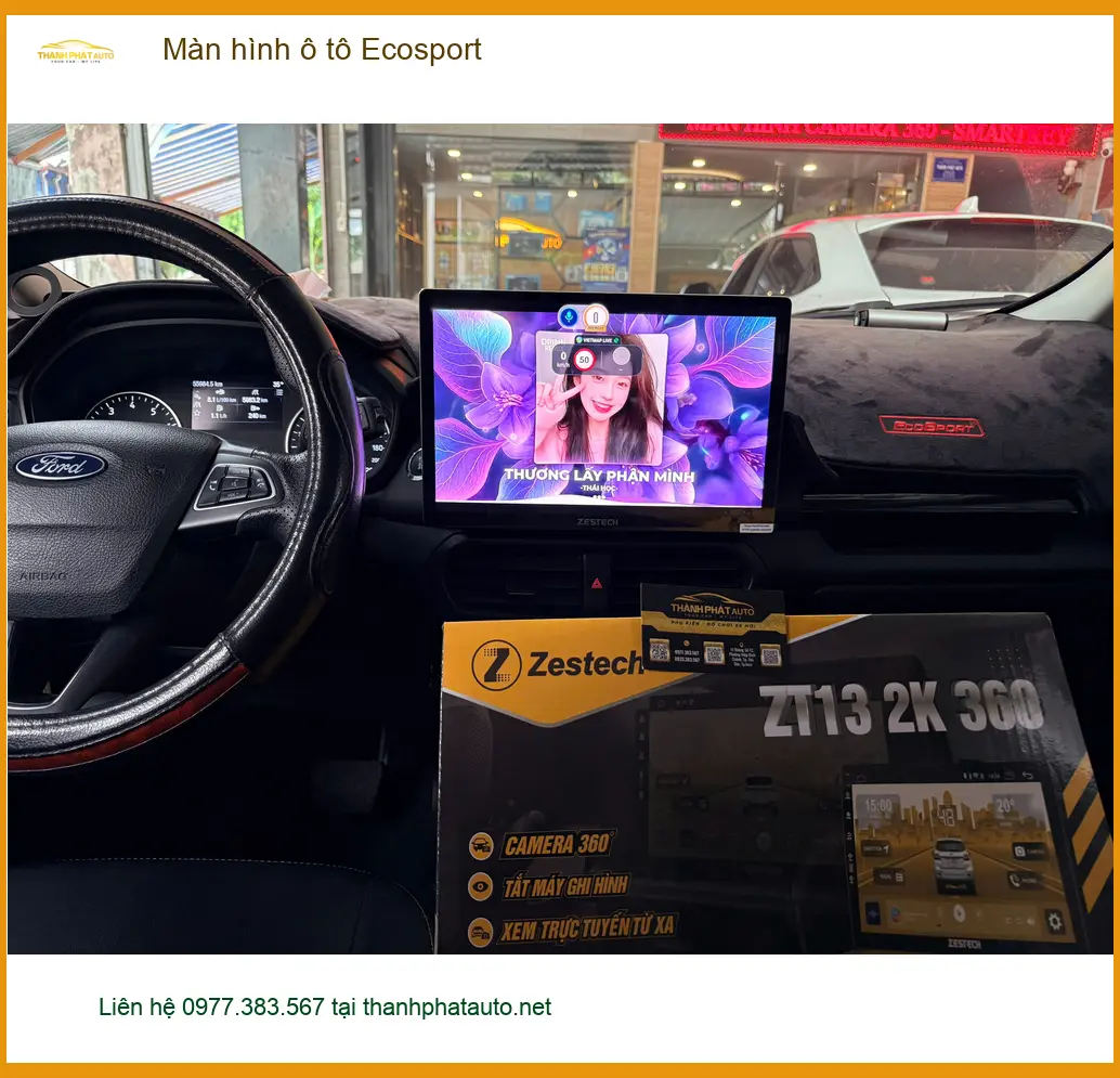 Anh Lâm nâng cấp màn hình ô tô Ecosport tại Quận 5 để giải trí và dẫn đường tiện lợi hơn ảnh thực tế 3