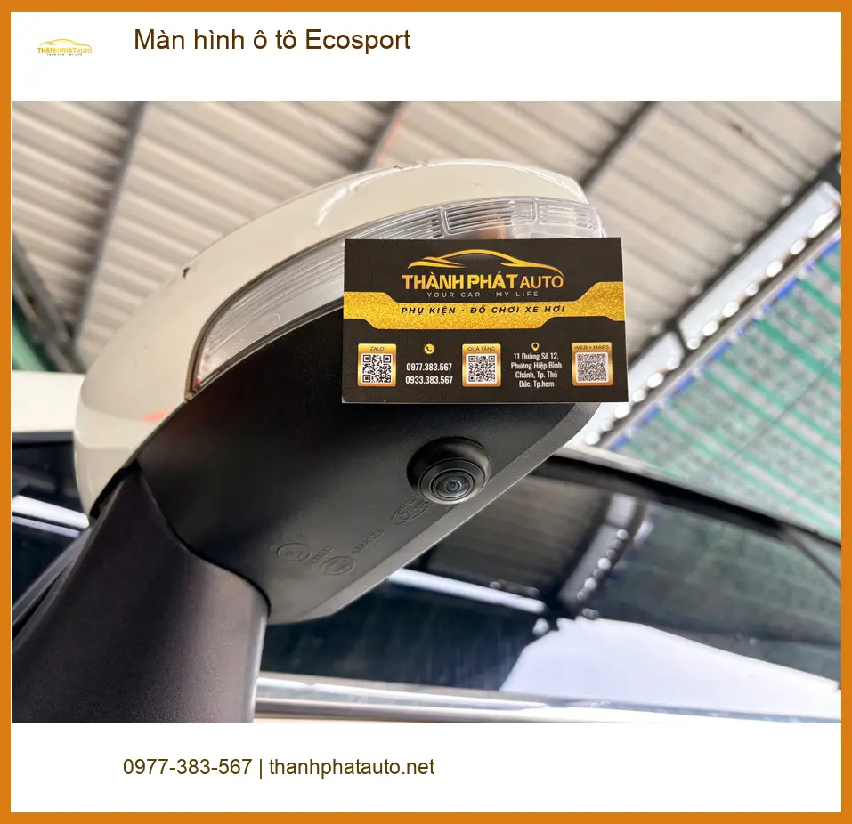 Chị Bích lắp màn hình ô tô Ford Ecosport Quận 9 vì màn hình cũ không kết nối camera lùi ảnh thực tế 5