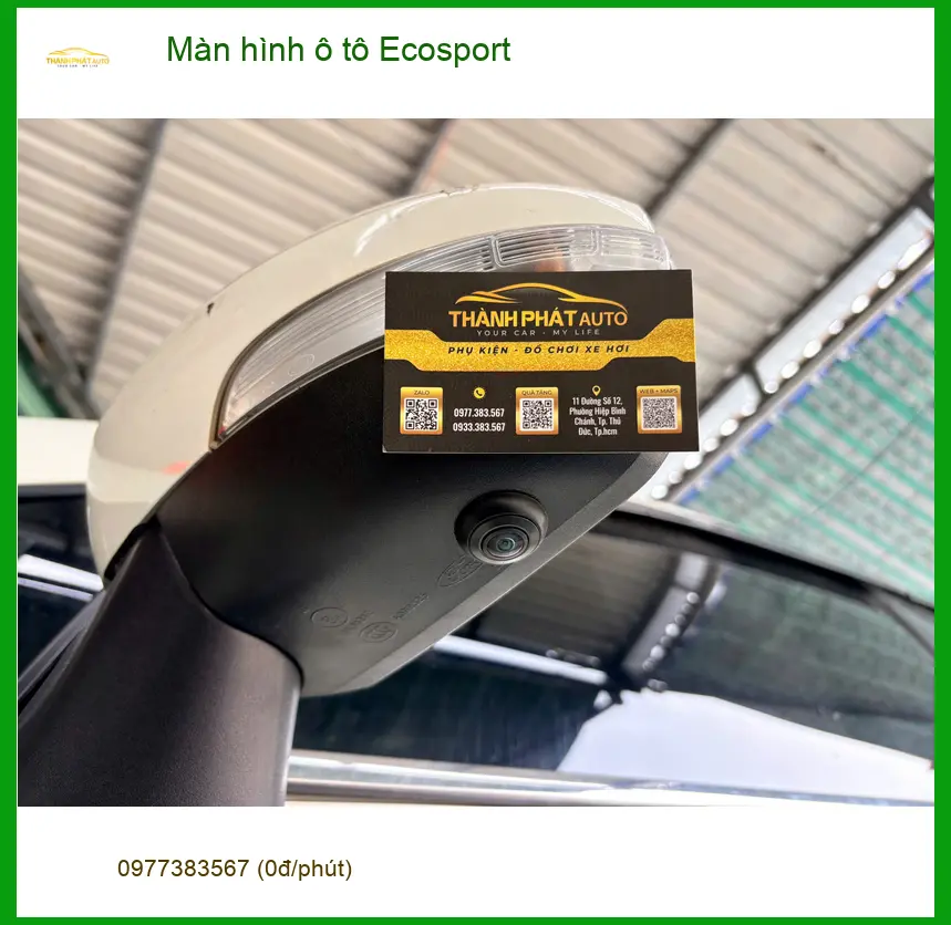 Anh Khải lắp màn hình ô tô Ecosport Quận 3 vì màn hình zin không đủ tính năng thông minh