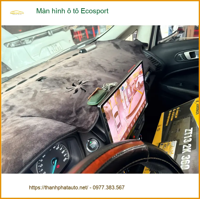 Anh Khải lắp màn hình ô tô Ecosport Quận 3 vì màn hình zin không đủ tính năng thông minh ảnh thực tế 2