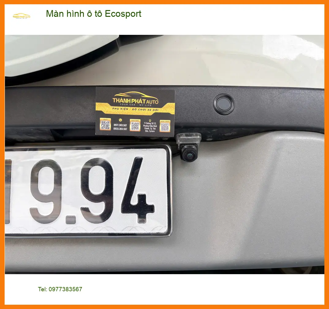 Anh Khải lắp màn hình ô tô Ecosport Quận 3 vì màn hình zin không đủ tính năng thông minh ảnh thực tế 3