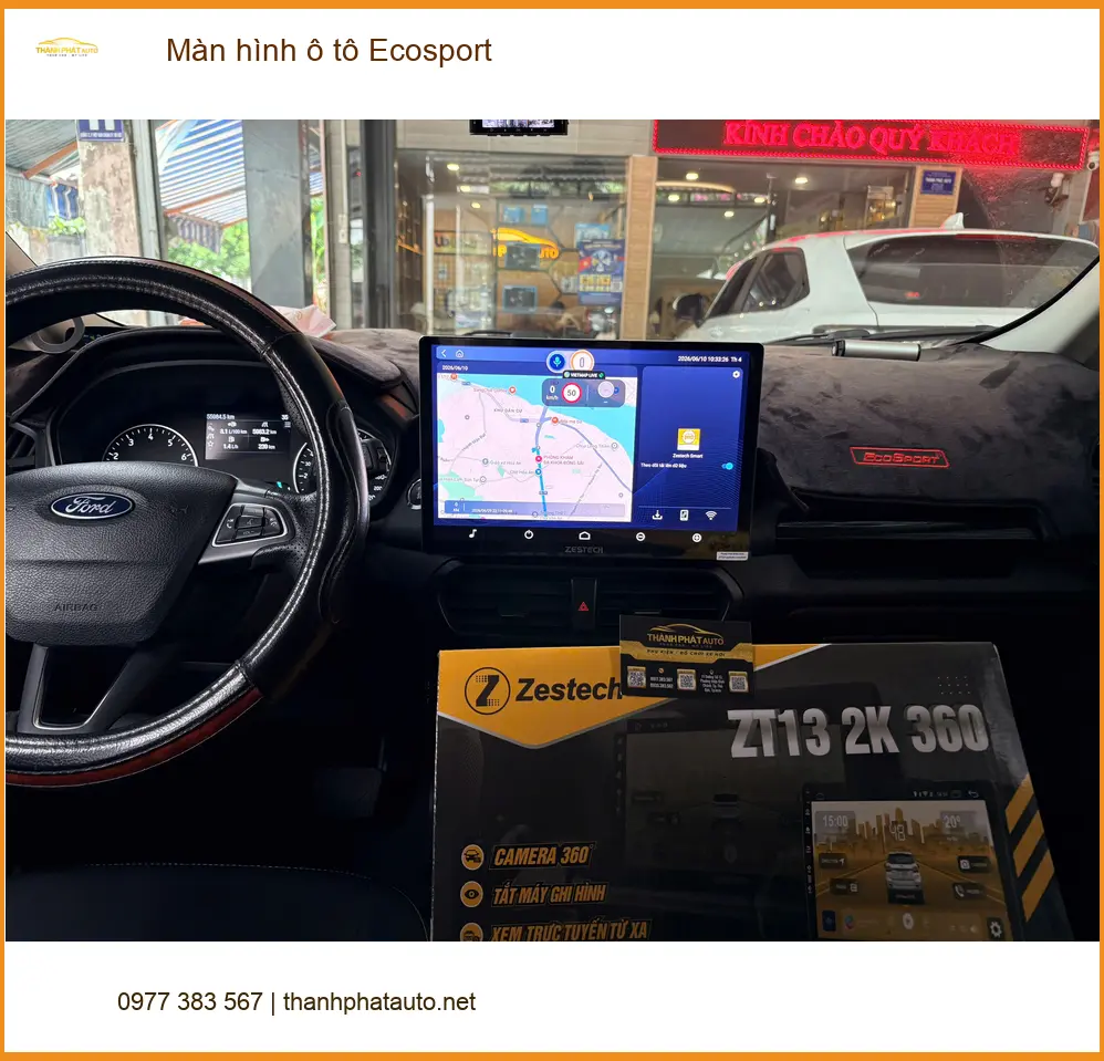 Anh Minh lắp màn hình ô tô Ecosport tại Quận 12 để nâng cấp trải nghiệm lái xe ảnh thực tế 2