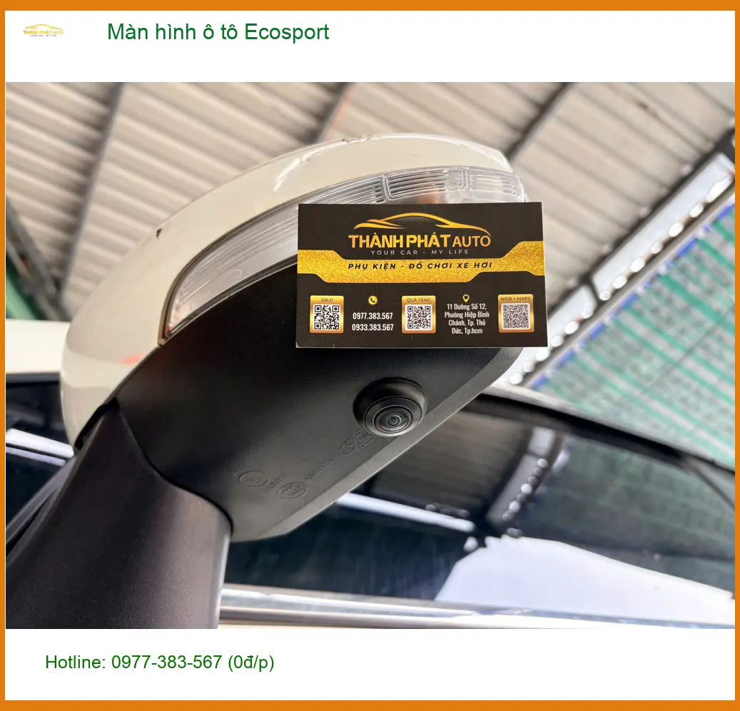 Anh Minh lắp màn hình ô tô Ecosport tại Quận 12 để nâng cấp trải nghiệm lái xe ảnh thực tế 3