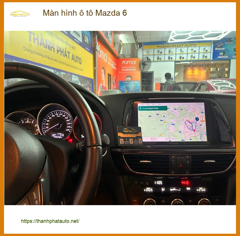 Chị Mai Ly nâng cấp màn hình ô tô Mazda 6 tại Quận 2 để giải trí thông minh hơn ảnh thực tế 4