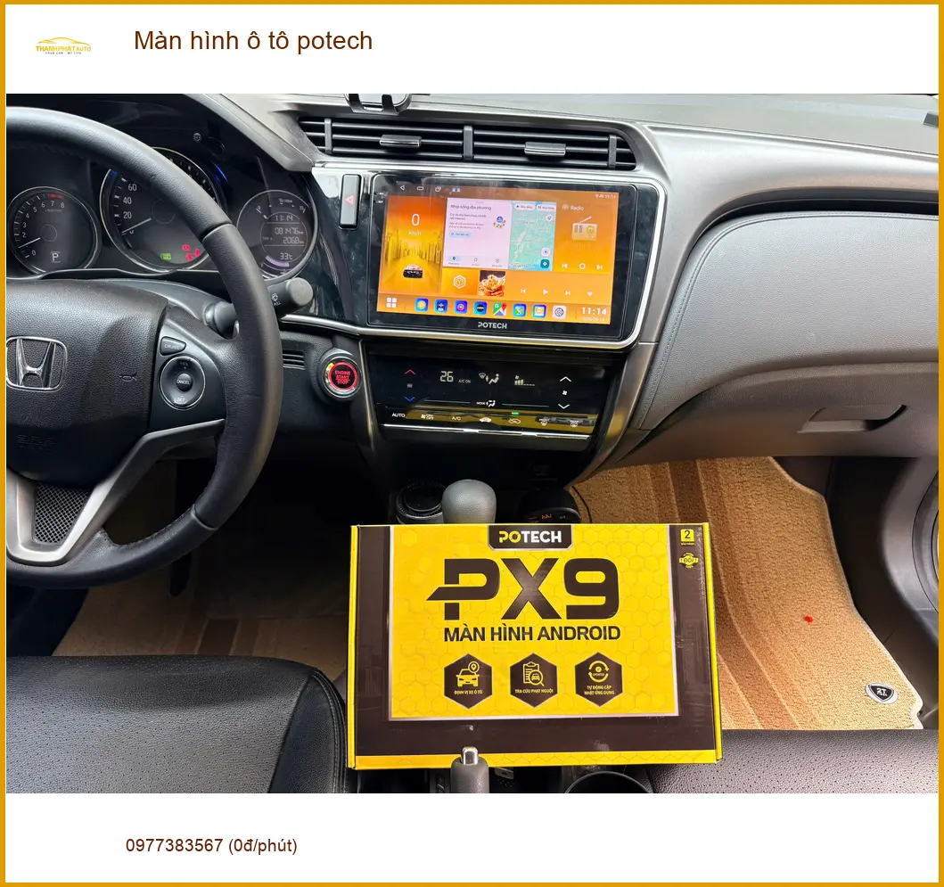 Anh Kiệt gắn màn hình ô tô Potech cho VinFast Lux A tại Quận 11. ảnh thực tế 2