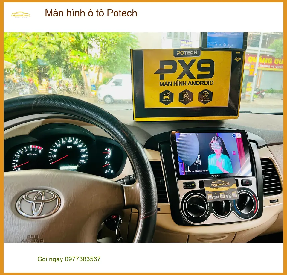 Anh Minh lắp Màn hình ô tô Potech cho Mazda CX-5 tại Quận Nhà Bè