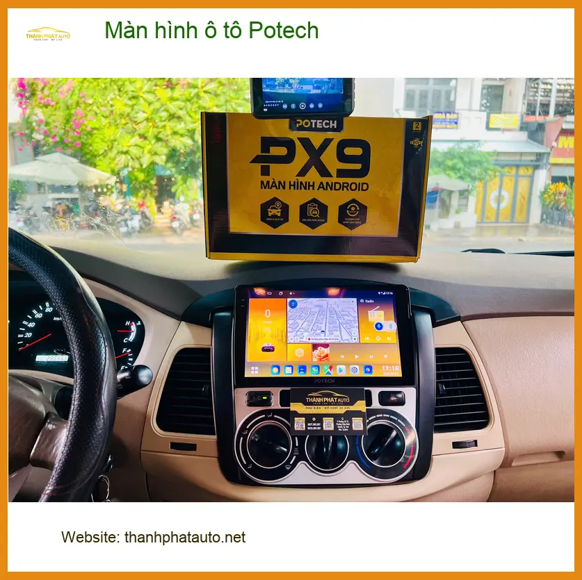 Anh Minh lắp Màn hình ô tô Potech cho Mazda CX-5 tại Quận Nhà Bè ảnh thực tế 2