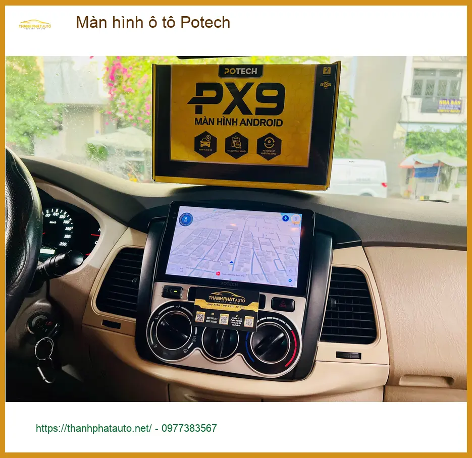 Anh Minh lắp Màn hình ô tô Potech cho Mazda CX-5 tại Quận Nhà Bè ảnh thực tế 4