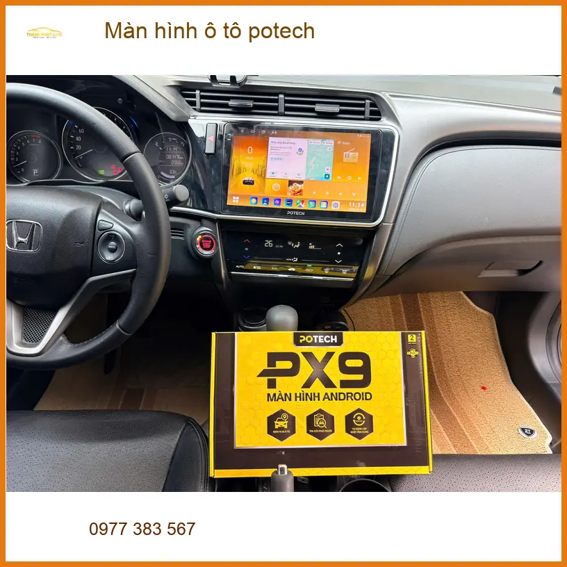 Chị Thảo My nâng cấp màn hình Potech Hyundai Kona ở Quận Nhà Bè ảnh thực tế 3