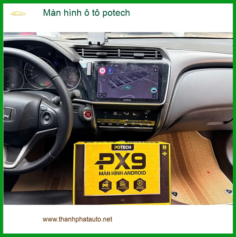 Chị Thảo My nâng cấp màn hình Potech Hyundai Kona ở Quận Nhà Bè ảnh thực tế 4