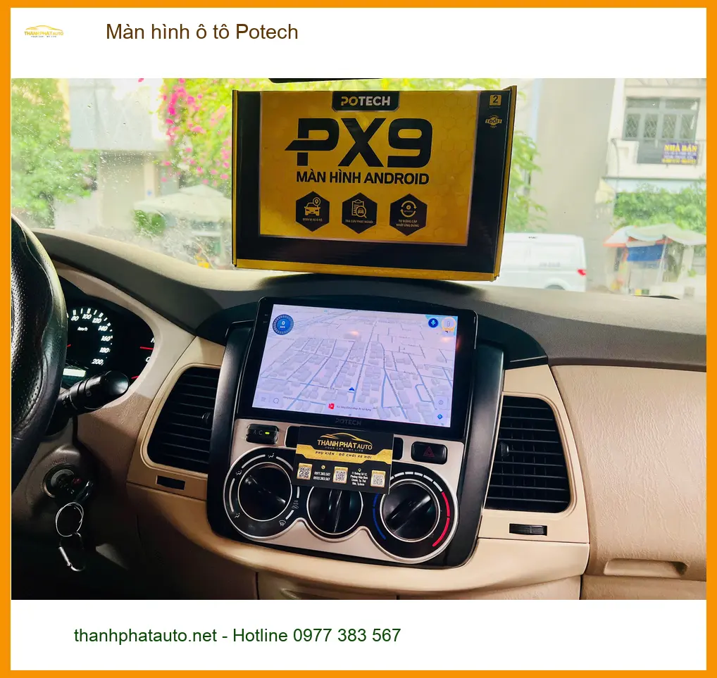 Anh Trung lắp màn hình ô tô Potech cho Honda CRV tại Quận 12. ảnh thực tế 4
