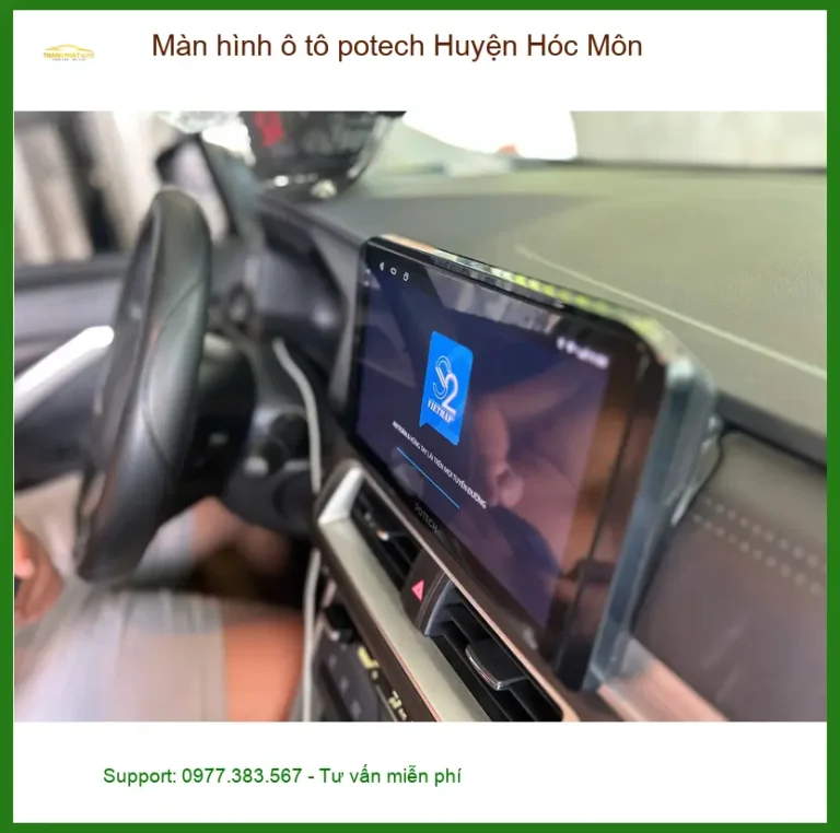 Nơi Lắp Màn Hình Android Ô Tô hình ô tô potech Huyện Hóc Môn - Giá Tốt TPHCM