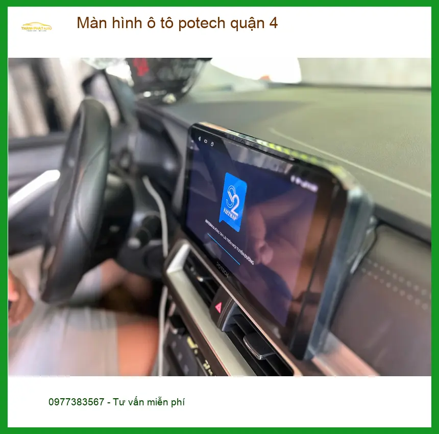 Trung Tâm Lắp Màn Hình Android Ô Tô hình ô tô potech quận 4 - Nâng Cấp Chính Hãng ảnh thực tế 3