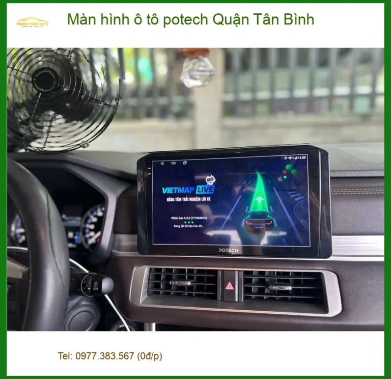 Màn Hình Android Ô Tô Potech Hình Ô Tô