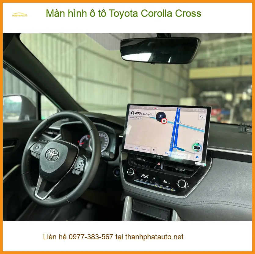 Anh Khang lắp màn hình ô tô Toyota Corolla Cross tại Quận 9 để nâng cấp trải nghiệm giải trí ảnh thực tế 4