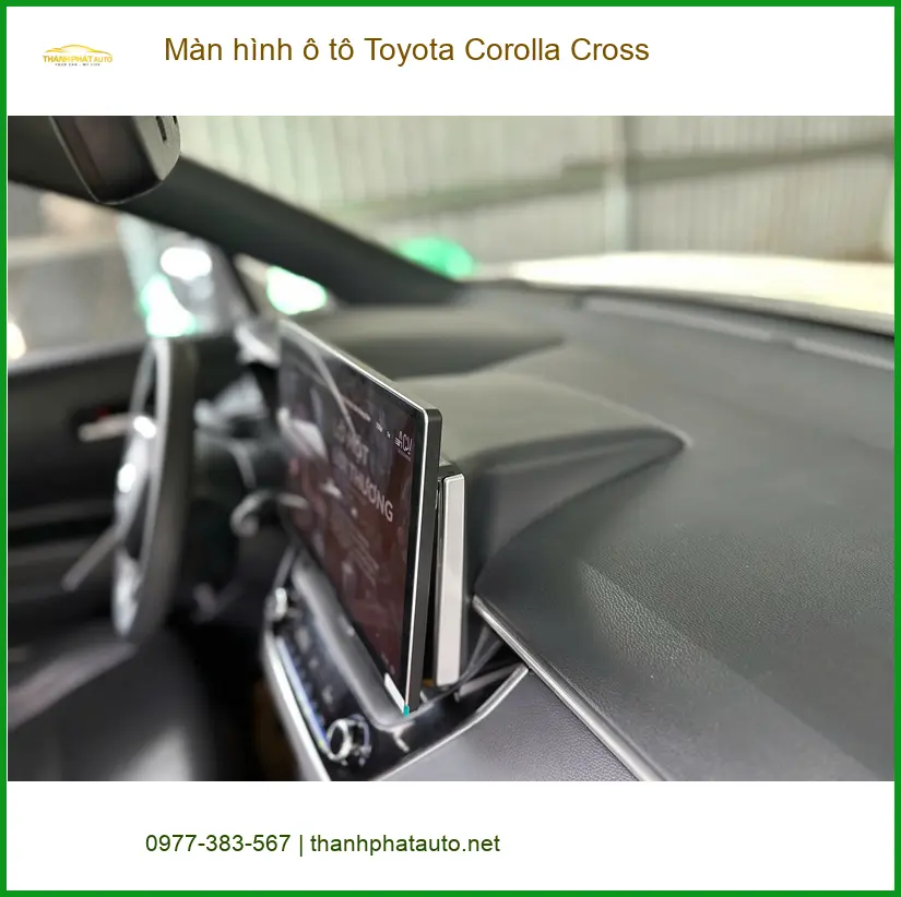 Anh Minh lắp màn hình ô tô Toyota Corolla Cross tại Thủ Đức để nâng cấp ảnh thực tế 5