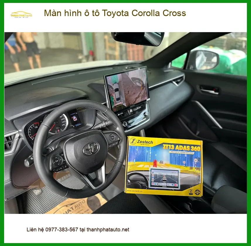 Anh Khải lắp màn hình ô tô Toyota Corolla Cross Quận 5 để nâng tầm trải nghiệm lái ảnh thực tế 2