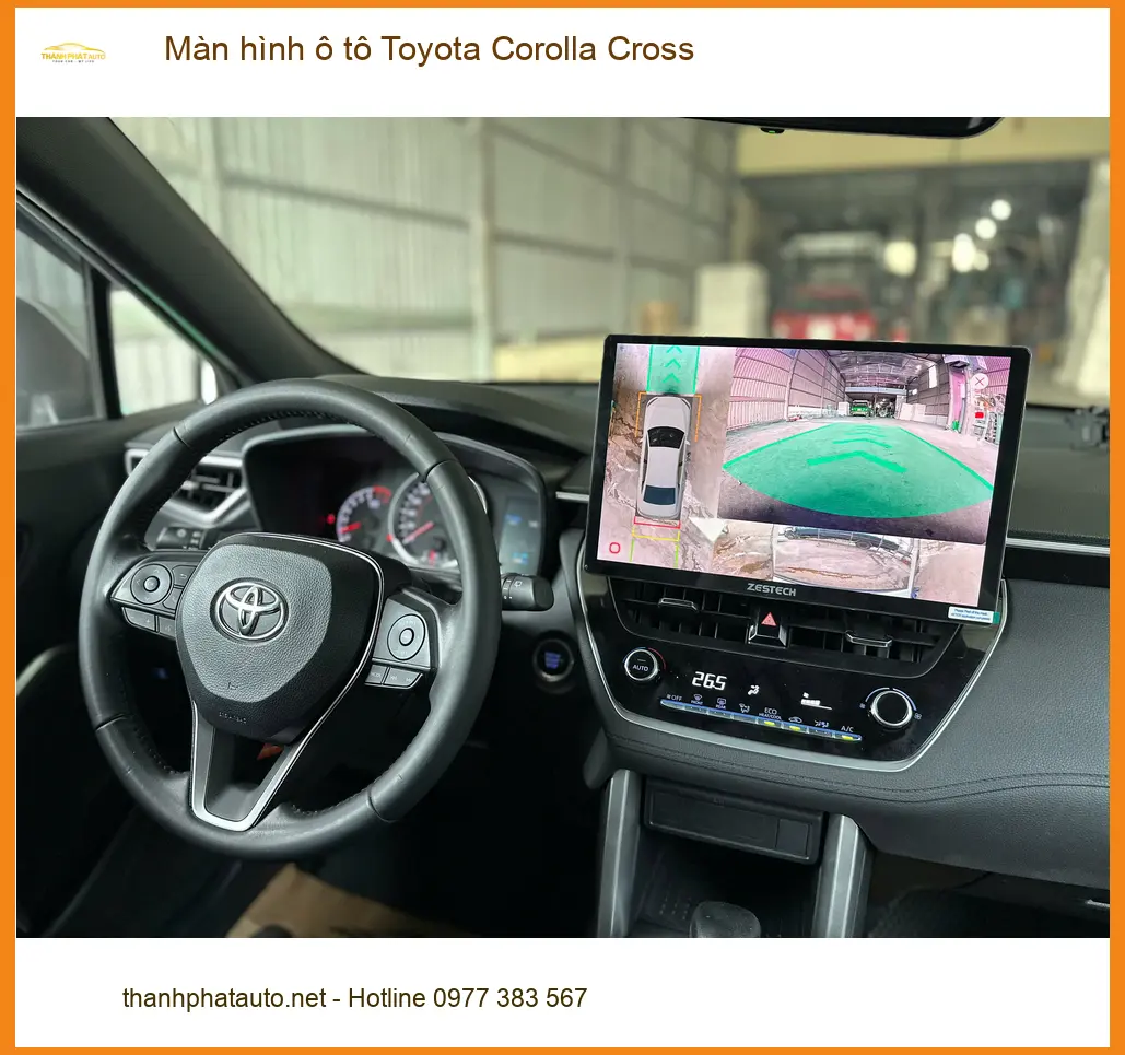 Anh Minh lắp màn hình ô tô Toyota Corolla Cross ở Nhà Bè, thêm tiện ích ảnh thực tế 5