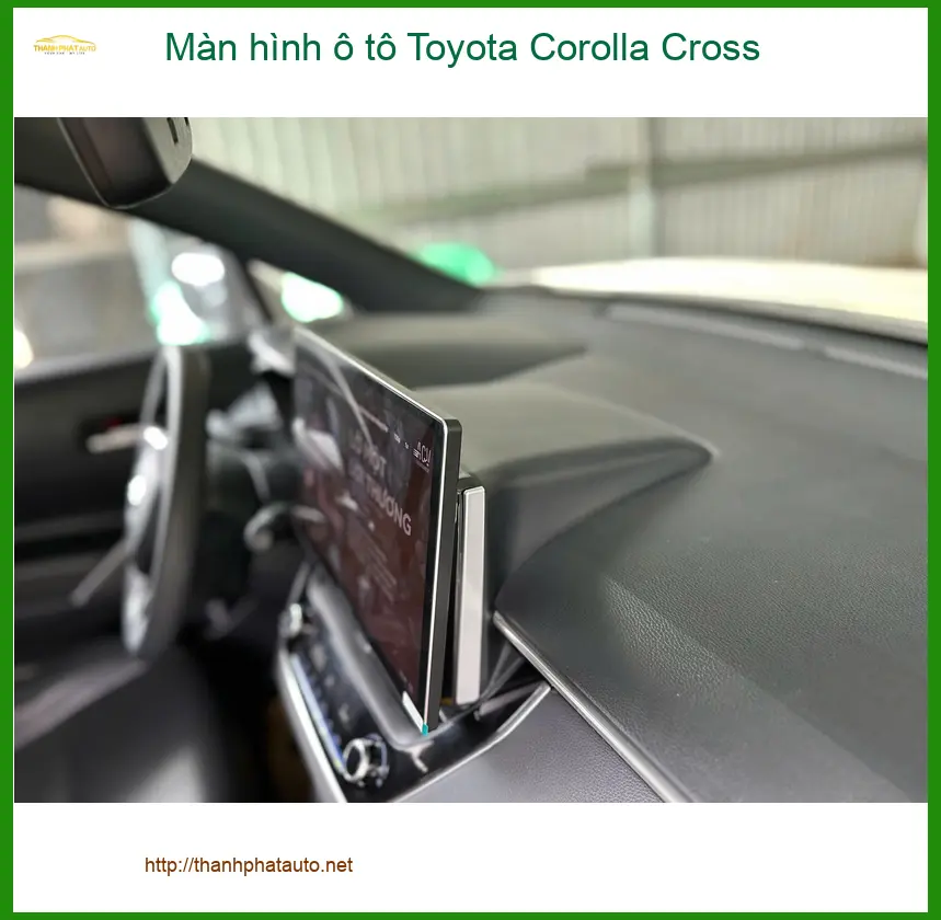 Anh Dũng lắp màn hình Toyota Corolla Cross Quận Huyện Cần Giờ xem bản đồ ảnh thực tế 3