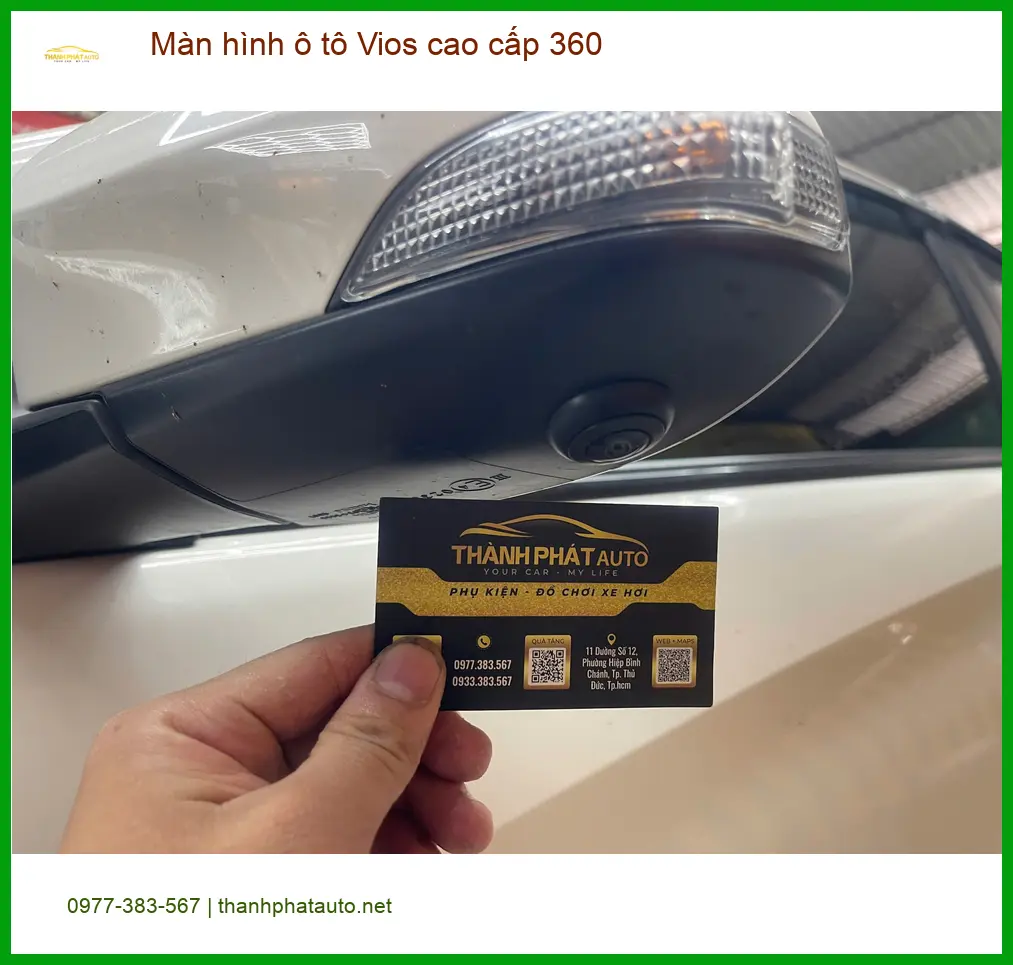 Anh Tùng lắp màn hình ô tô Vios cao cấp 360 tại Bình Chánh để an tâm lái xe hơn ảnh thực tế 4