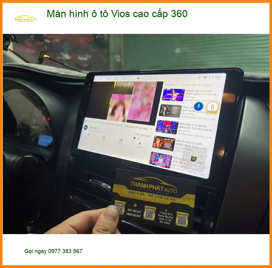 Anh Nhật nâng cấp màn hình ô tô Vios 360 cao cấp tại Quận 9 ảnh thực tế 3