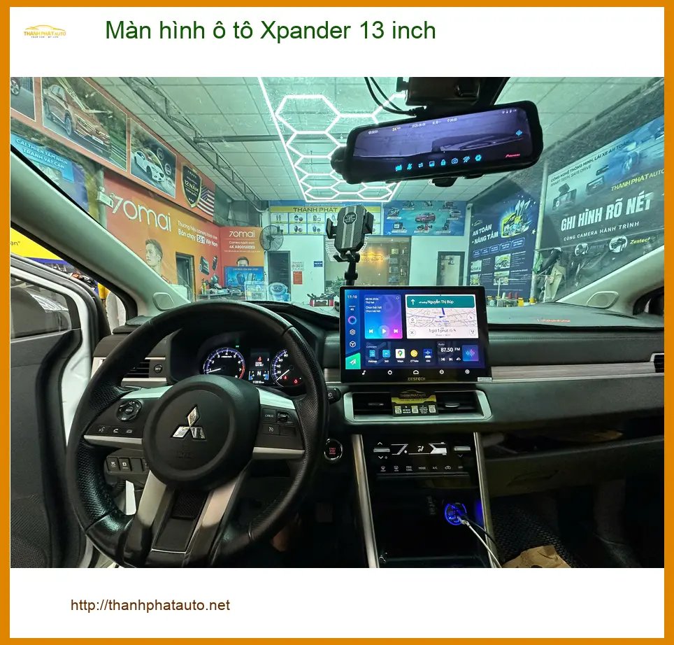 Anh Kiên lắp màn hình ô tô Xpander 13 inch tại Quận 9 nâng tầm giải trí ảnh thực tế 4