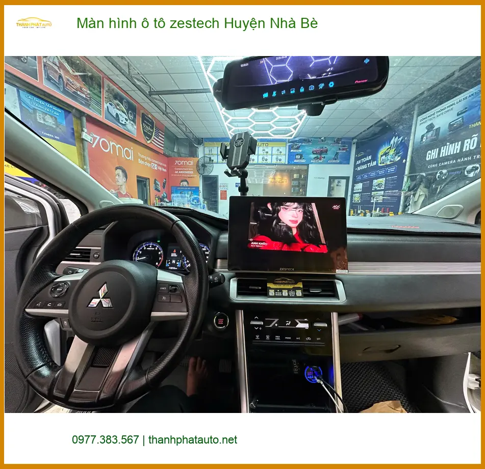 Nơi Lắp Màn Hình Android Ô Tô hình ô tô zestech Huyện Nhà Bè - Giá Tốt TPHCM ảnh thực tế 2