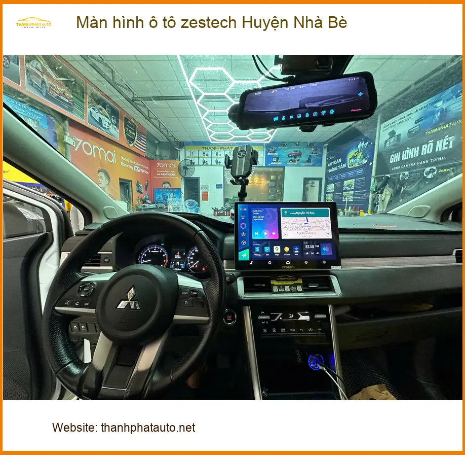 Nơi Lắp Màn Hình Android Ô Tô hình ô tô zestech Huyện Nhà Bè - Giá Tốt TPHCM ảnh thực tế 3