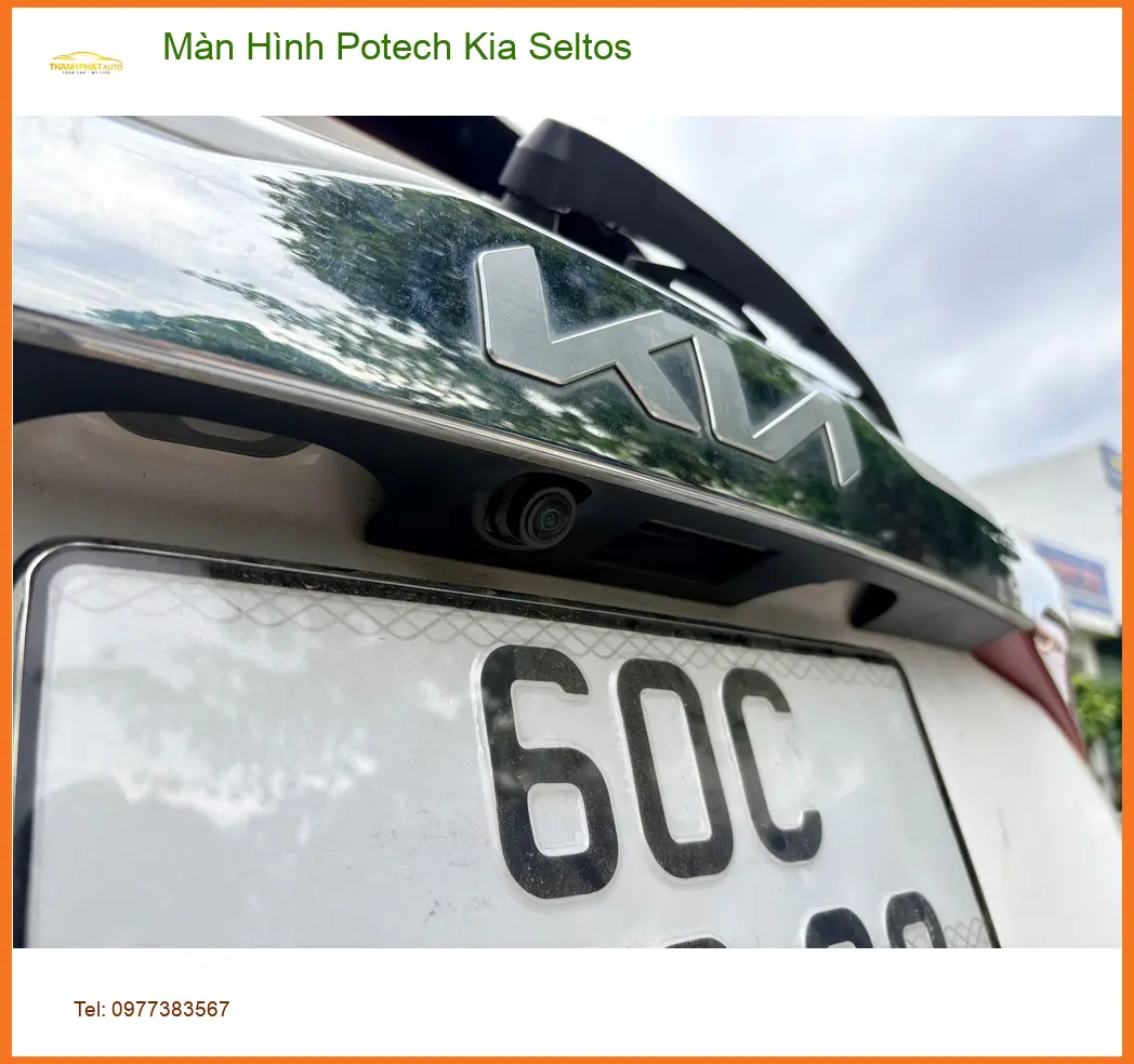 Anh Dũng lắp Màn Hình Potech Kia Seltos tại Quận 10 - Màn zin chậm phản hồi ảnh thực tế 2