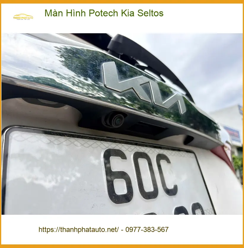 Cô Thảo nâng cấp Màn Hình Potech cho Kia Seltos tại Quận Tân Bình để có trải nghiệm lái xe hiện đại hơn. ảnh thực tế 3