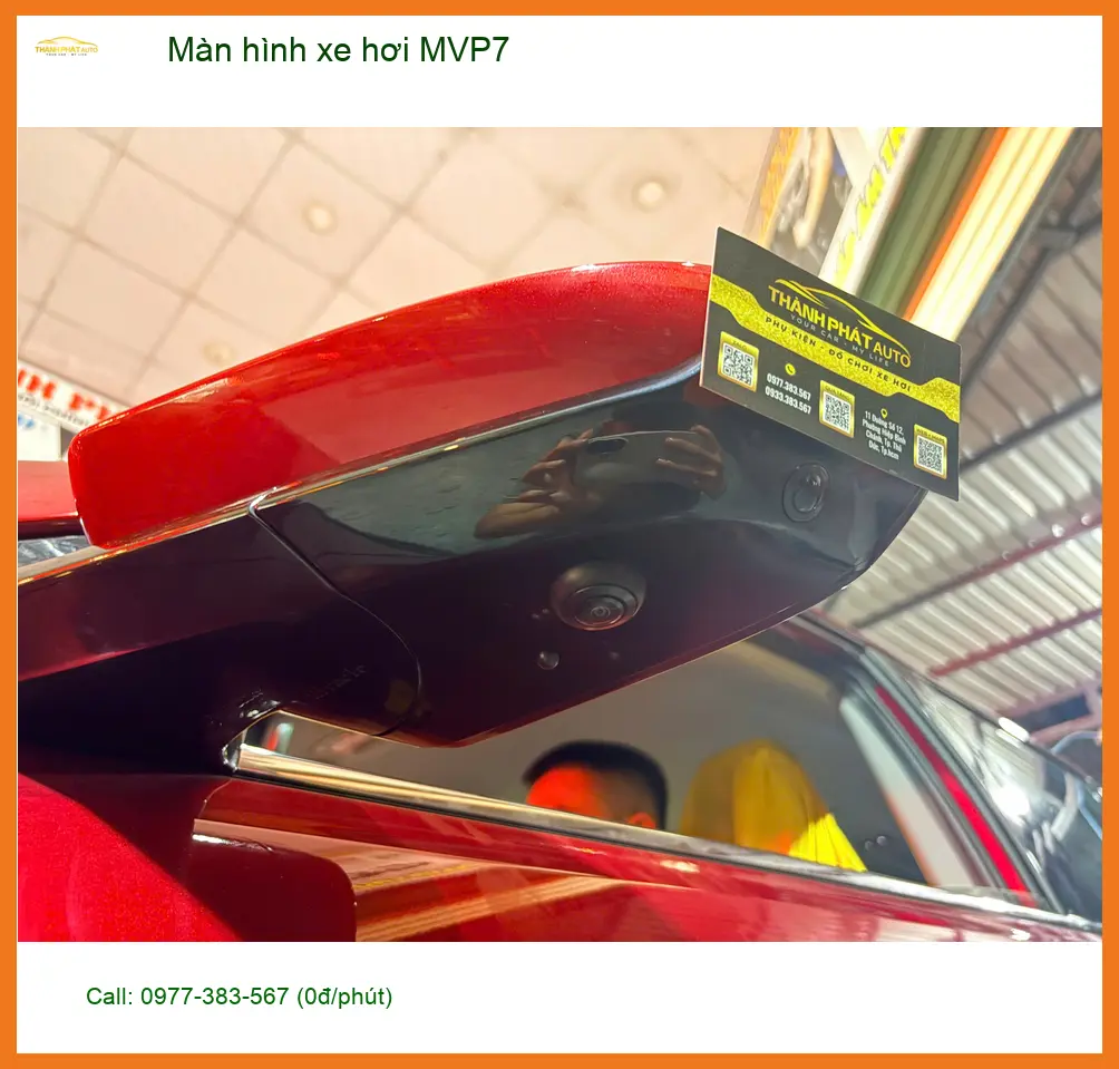 Anh Trọng lắp màn hình xe hơi MVP7 cho Hyundai Accent tại Quận 12 vì màn hình zin đã cũ ảnh thực tế 4
