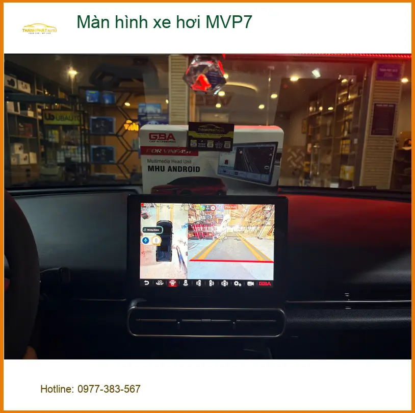 Trung tâm lắp Màn hình xe hơi MVP7 chính hãng cho Toyota Camry Quận 9