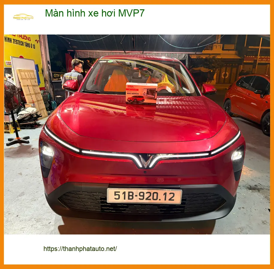 Trung tâm lắp Màn hình xe hơi MVP7 chính hãng cho Toyota Camry Quận 9 ảnh thực tế 3