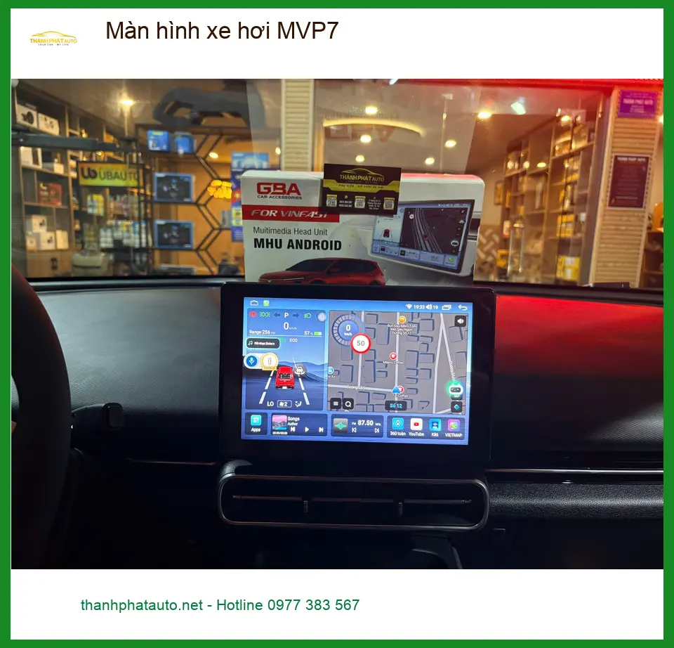 Chị Thanh nâng cấp màn hình MVP7 cho Honda HR-V tại Thủ Đức tiện đường đi làm ảnh thực tế 3
