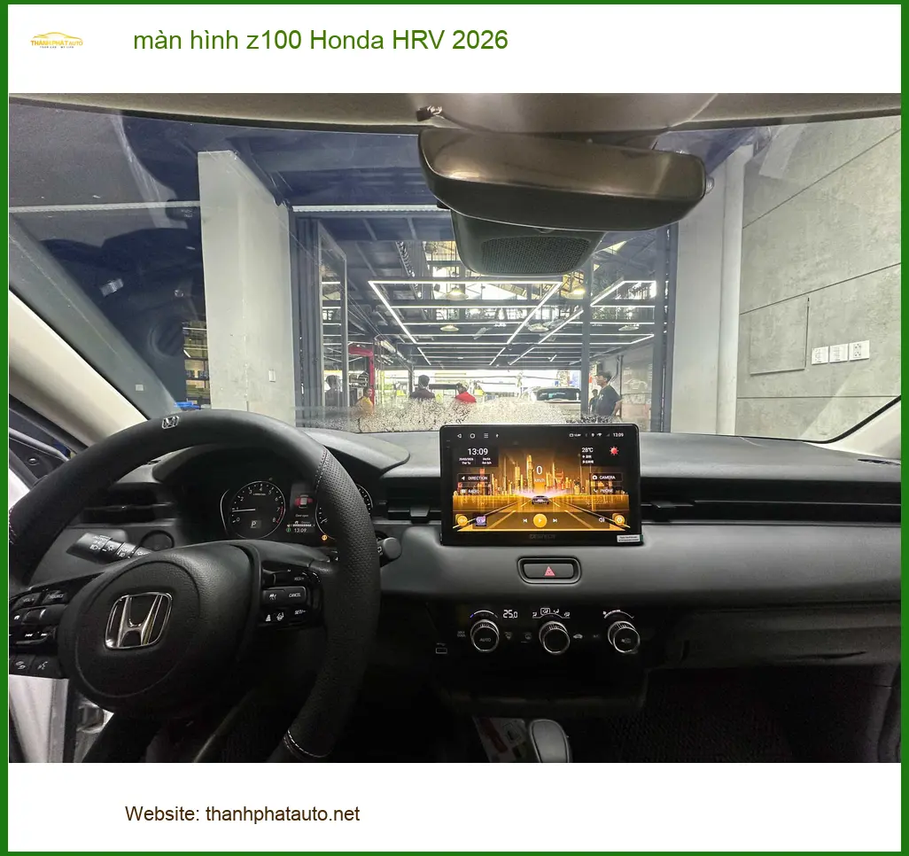 Anh Bảo lắp màn hình Z100 Honda HRV 2026 tại Bình Tân. ảnh thực tế 3