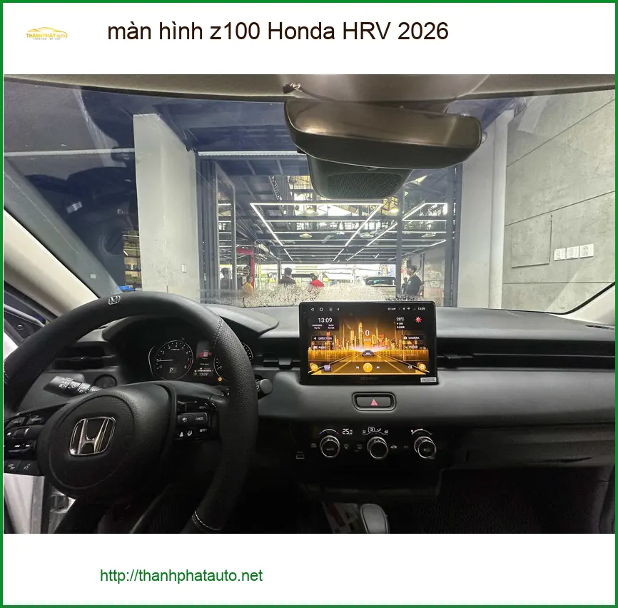 Anh Minh Khang lắp màn hình Z100 Honda HRV 2026 tại Quận 1 để tận hưởng giải trí