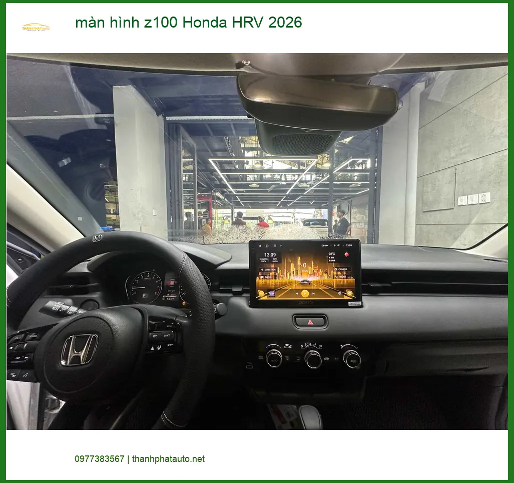Anh Khải lắp màn hình Z100 Honda HRV 2026 tại Quận 5 để trải nghiệm công nghệ mới ảnh thực tế 2