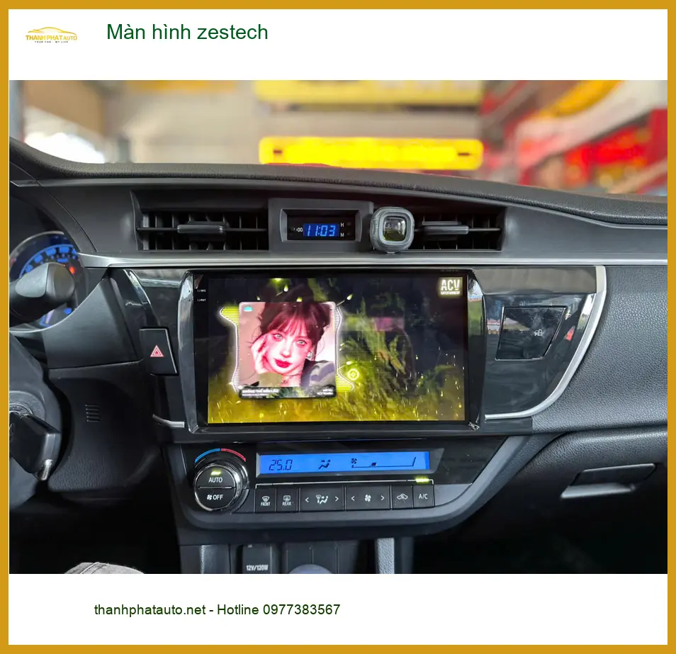 Anh Khải lắp màn hình Zestech cho Honda CRV tại Nhà Bè để nâng cấp tiện ích cho xe