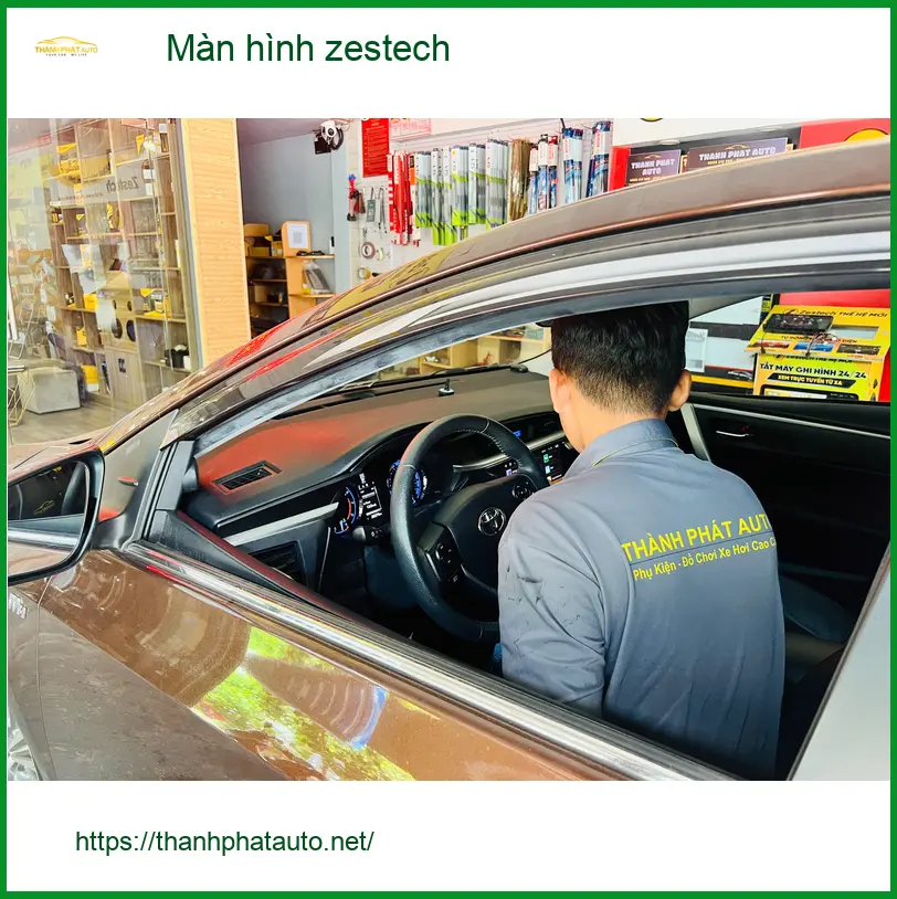 Cô Thanh lắp màn hình Zestech cho Honda HR-V tại Bình Tân để tiện nghi tối ưu. ảnh thực tế 4