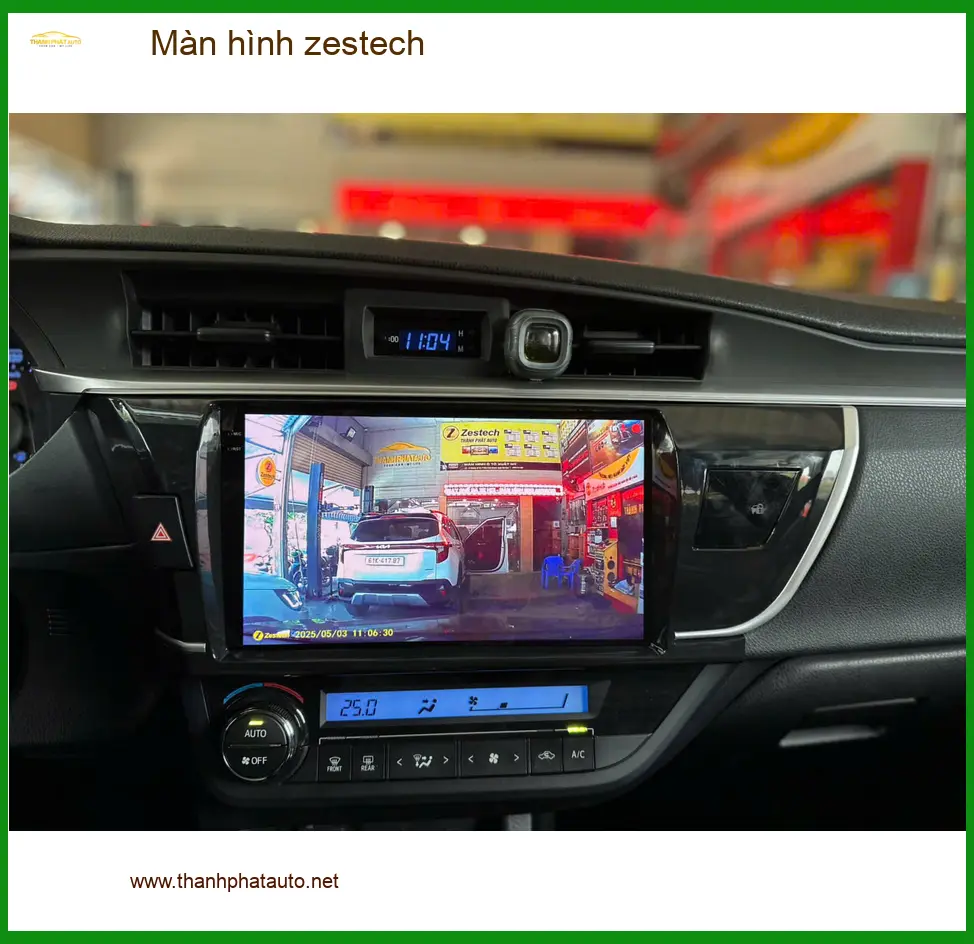 Anh Duy lắp màn hình Zestech Toyota Vios Quận 9: giải trí đỉnh cao