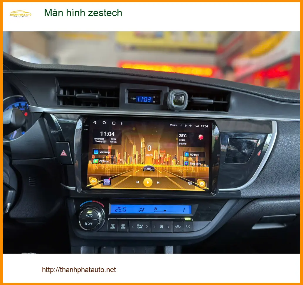 Chị Thảo lắp màn hình Zestech cho Honda CRV tại Quận 12 nâng cấp trải nghiệm ảnh thực tế 2